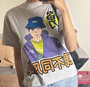 Anime Graphic Print T-Shirt