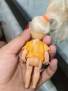 Cute Doll with Blonde Hair