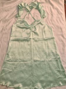 Mint Green Mini Dress