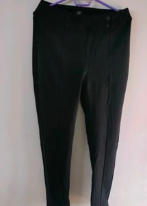 Black High-Waisted formal pant