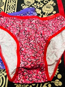 Cute Heart Print Briefs - Pack of 2