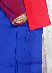 Royal Blue Embroidered Kurta Set