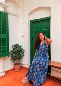Bohemian Print Maxi Dress