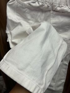WHITE DENIM PANTS