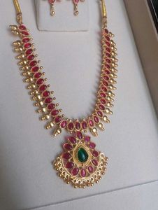 Traditional Gold Plated Necklace Set
