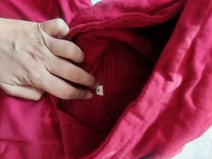 Brand New Red Crop Hoodie