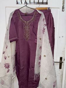 Beads And Stone Work Kurta set