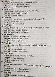 Master Vocabulary for Competitive Exams