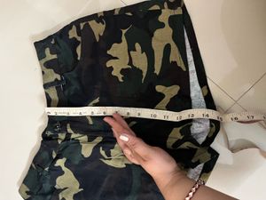 Camouflage Print Shorts