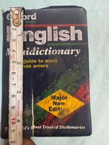 Oxford English Minidictionary (pocket version)