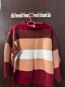 Cozy Striped Knit Sweater