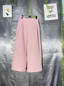 Pink Wide Leg Pants