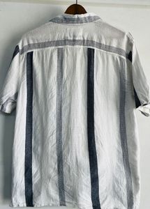 HOLLISTER Men's Striped half Sleeve Shirt
