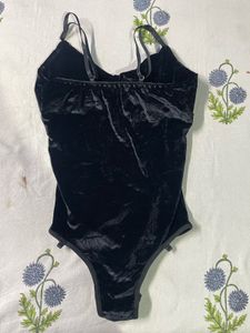 Velvet Camisole Bodysuit
