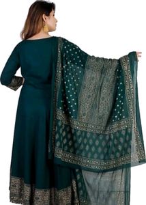 Elegant Teal Kurta Set with Dupatta