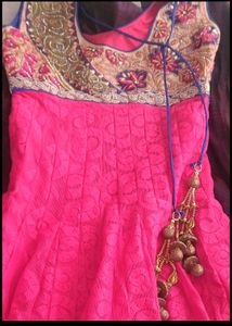 Beautiful Pink Anarkali Dress