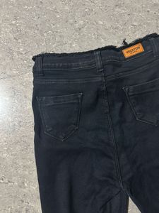 Black Skinny Denim Jeans | High Waist