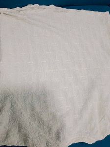 White Textured Graphic T-Shirt
