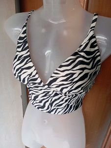 Zebra Print Crop Top