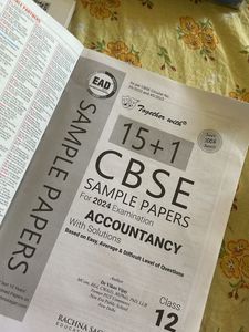CBSE Class 12 Sample Papers 2024