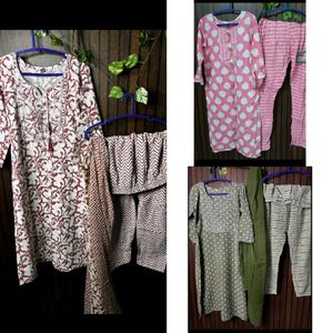 Designer Kurta Sets for Women pack of 3
