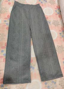 Grey Knit Trouser