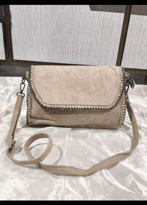 Stylish Suede Crossbody Bag