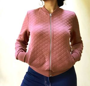 Rose Quilted Bomber Jacket By ONLY