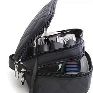 Black Makeup Organizer Bag