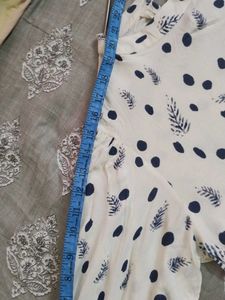 Elegant White Floral Print Top