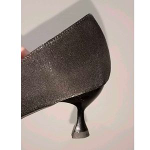 Satin Kitten Pumps