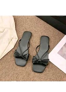 Chic Bow Flat Sandals