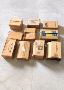 5 Cardboard Boxes, Packing Box, Packaging Material