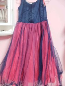 Beautiful Blue &amp; Pink Gown