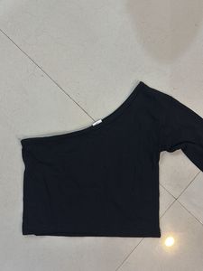 Chic Black Long Sleeve Top