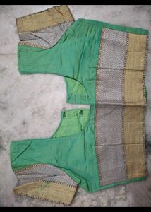 Elegant Green Cotton Saree