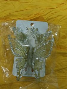 Sparkling Butterfly Hair Claw Clip
