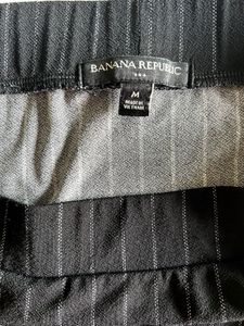 Chic Pinstripe Flared Skirt