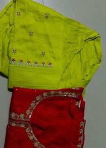 Red green suit