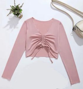 🩷🩷 Pink Ruched Long Sleeve Top