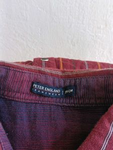 Peter England Striped Men's Shirt