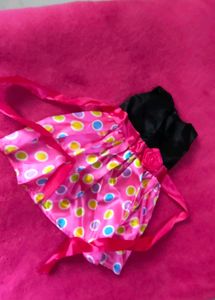 Pink Polka Dot Dress