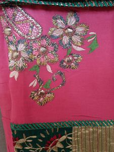 Pink Saree