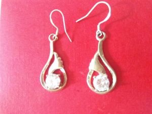 Imported 925 silver earrings High Brilliance Ad