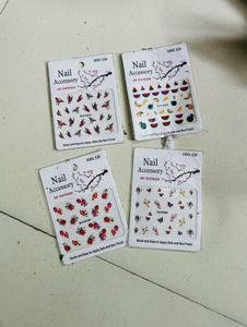 Nail Art Stickers - Butterfly &amp; Floral Designs