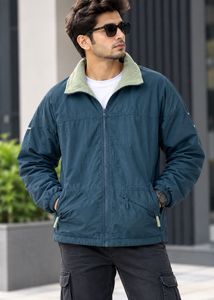 COLUMBIA Men's Blue Zip-Up Jacket