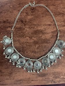 Oxidised Mirror Choker