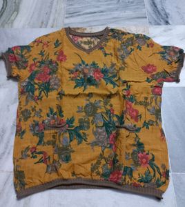 Flower Print Top