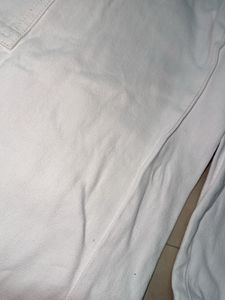 White Cargo Pants
