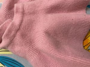 Pink Ruffle Knit Top